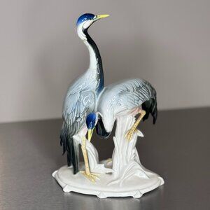 Karl Ens Porcelain Herons Figurine (1919-1945)